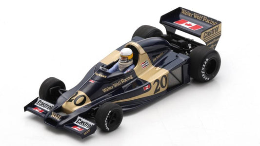 MODELLINO IN SCALA COMPATIBILE CON WOLF WR1 JODY SCHECKTER 1977 N.20 WINNER CANADIAN GP 1:43 SPARK MODEL S9998