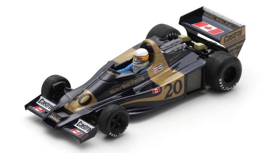 SCALE MODEL COMPATIBLE WITH WOLF WR1 JODY SCHECKTER 1977 N.20 WINNER MONACO GP 1:43 SPARK MODEL S9996