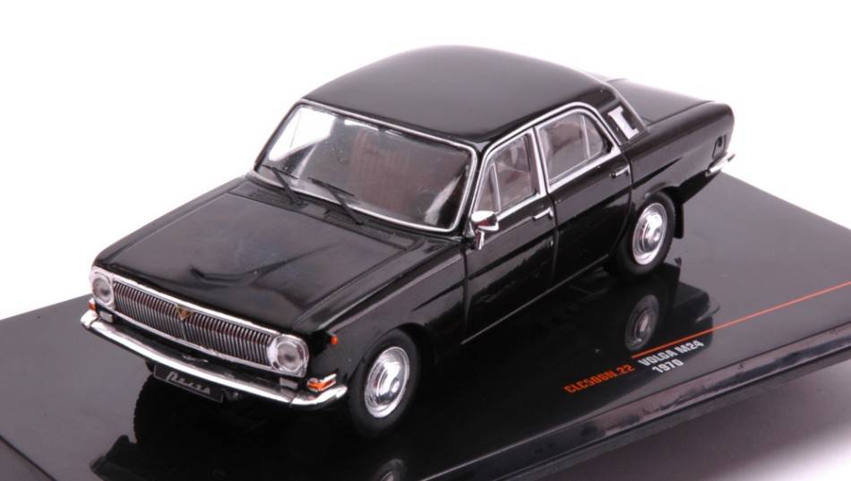 MODELLINO IN SCALA COMPATIBILE CON WOLGA/GAZ M 24 1970 BLACK 1:43 IXO MODEL CLC508