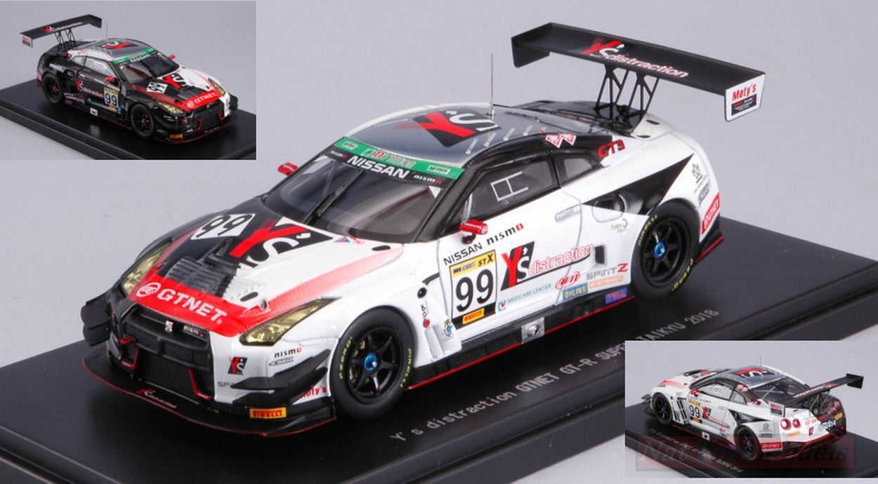 DIE CAST SCALE MODEL Y'S DISTRACTION GINET GT-R N.99 SUPER TAIKYU 2018 ...