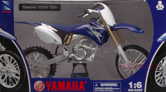 MODÈLE RÉDUIT COMPATIBLE AVEC YAMAHA YZ 450 F 2009 1:6 NEW RAY NY49383Y