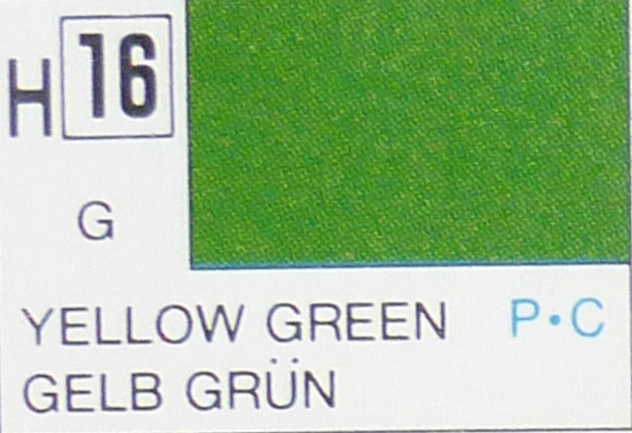 COLORI MODELLISMO YELLOW-GREEN GLOSS ml 10 Pz.6 GUNZE GU0016