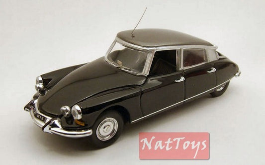 modellino IN SCALA COMPATIBILE CONCITROEN DS 19 PALLAS 1965 BLACK 1:43 RIO RI41101