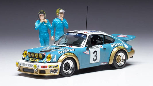 MODELE REDUIT COMPATIBLE PORSCHE CARR.RS N.1 WINN.RALLY MONTE C.1978 W/FIG.NICOLAS/LAVERNE 1:43 IXO MODEL SPRM001-78