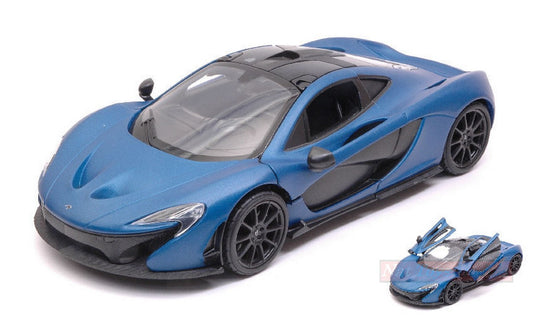MOTORMAX MTM79508B MC LAREN P1 2015 SATIN PAINT MATT BLUE/MATT BLACK 1:24 compatibile con"