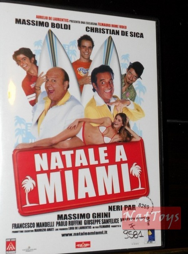 CHRISTMAS IN MIAMI M. Boldi C. De Sica Film DVD Original Video