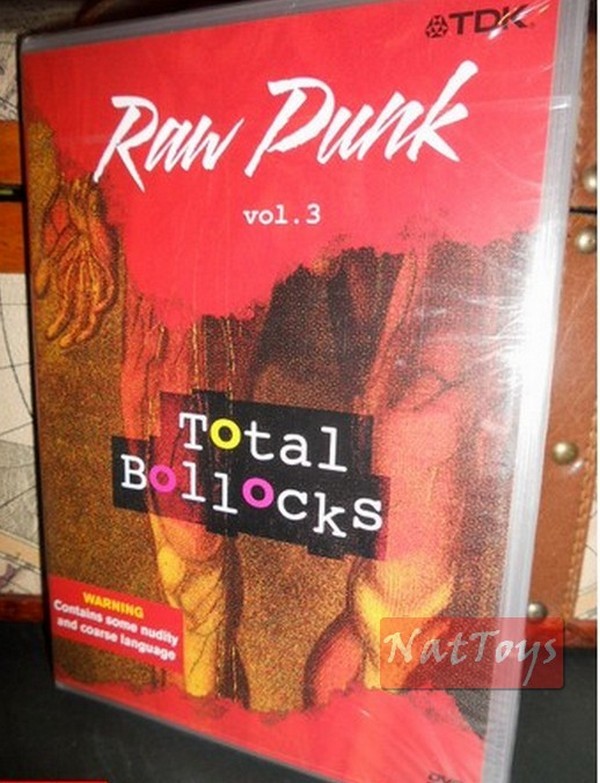 RAW PUNK VOL.3 TOTAL BOLLOCKS Film Nouveau DVD Original Nouveau Scellé