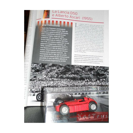 EDITORIA Modellino RBA Lancia D50 1955 F1 Ascari DIE CAST 1:43 +fascicolo