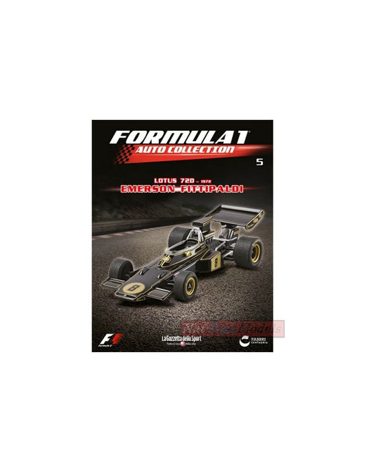 EDITORIA Modellino F1 Lotus 72D 1972 E. Fittipaldi Formula 1 Collection  1:43 +fas DIE CAST