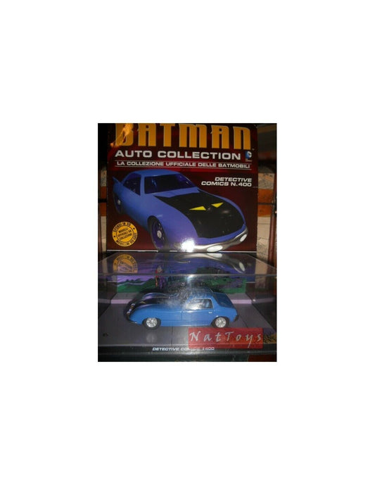 EDITORIA Modellino Batman Car BatMobile Detective Comics 400 Film Movie DIE CAST 1:43  +fas.