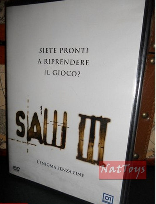 SAW III L'ENIGMA SENZA FINE Horror Film Nuovo DVD Originale New Sealed